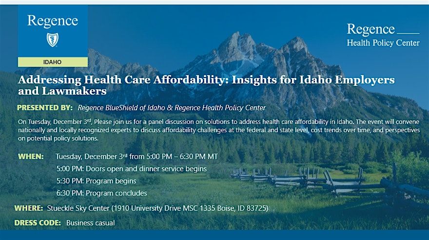 Addressing Health Care Affordability in Idaho