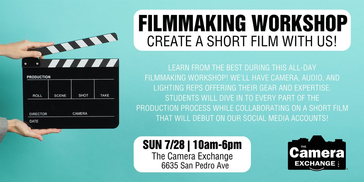 One-Day Intensive Filmmaking Workshop: Create a Short Film with Us!