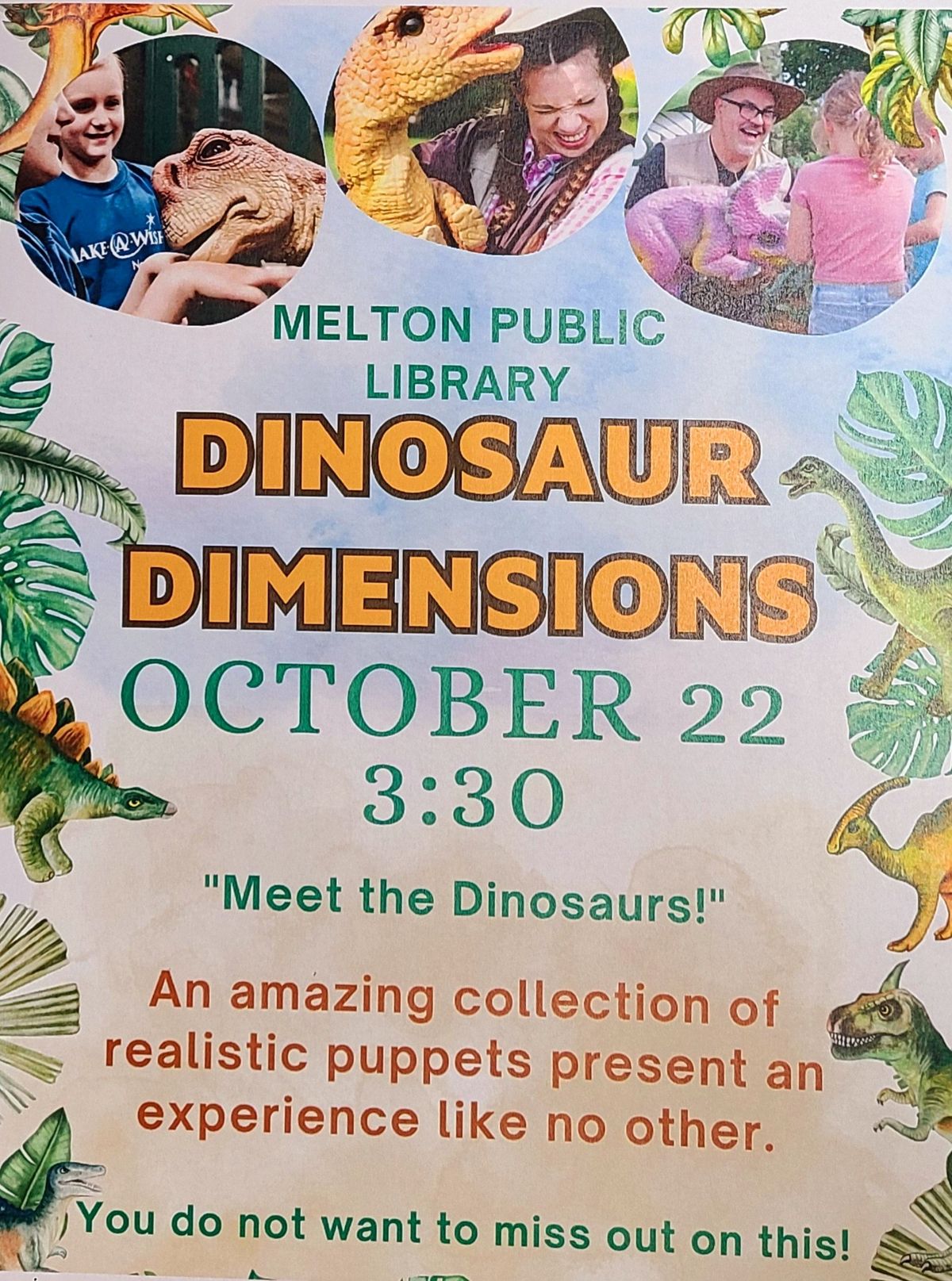 Dinosaur Dimensions "Meet the Dinosaurs!"