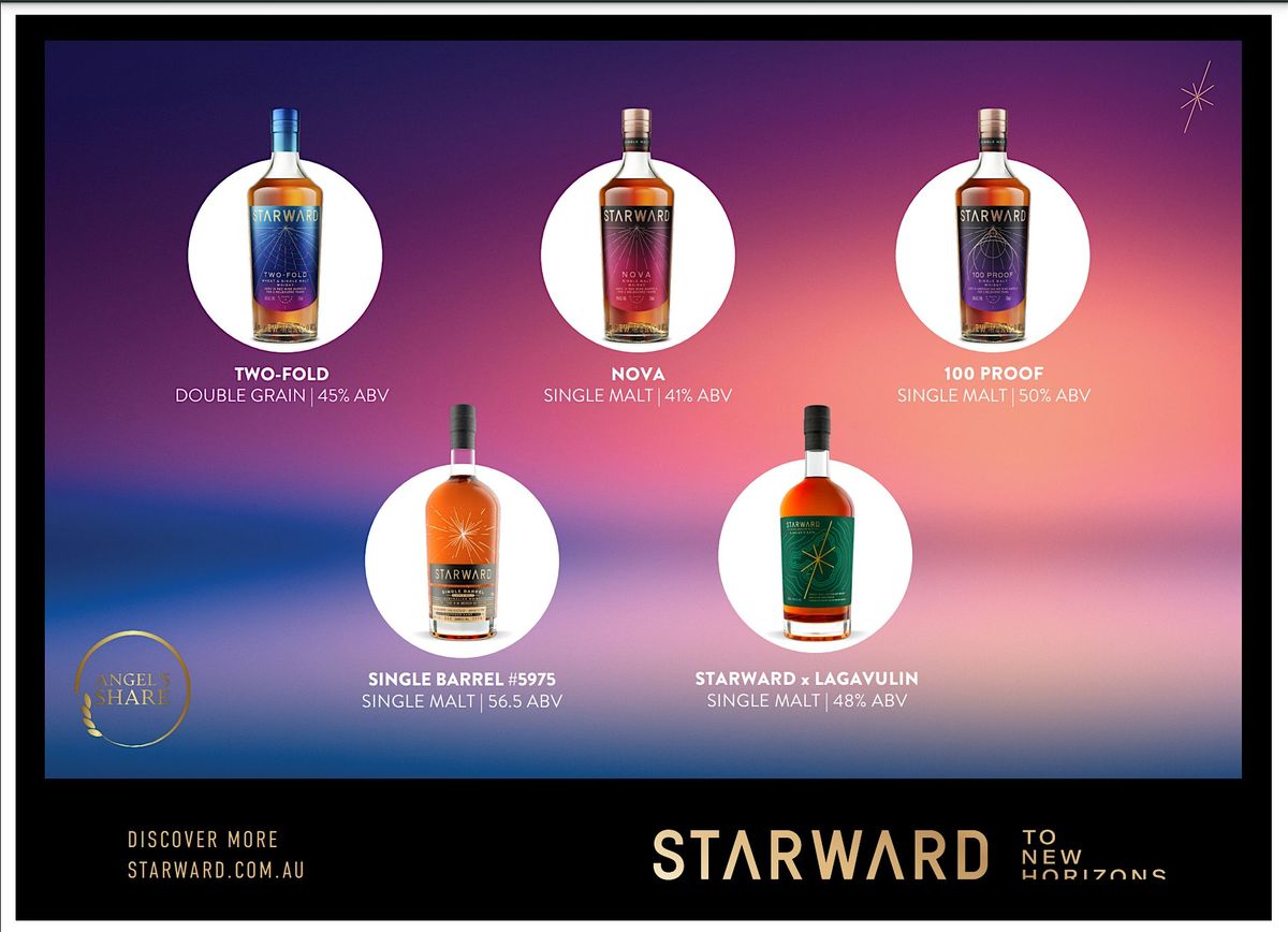 Starward Australian Whisky Masterclass - 5 pours