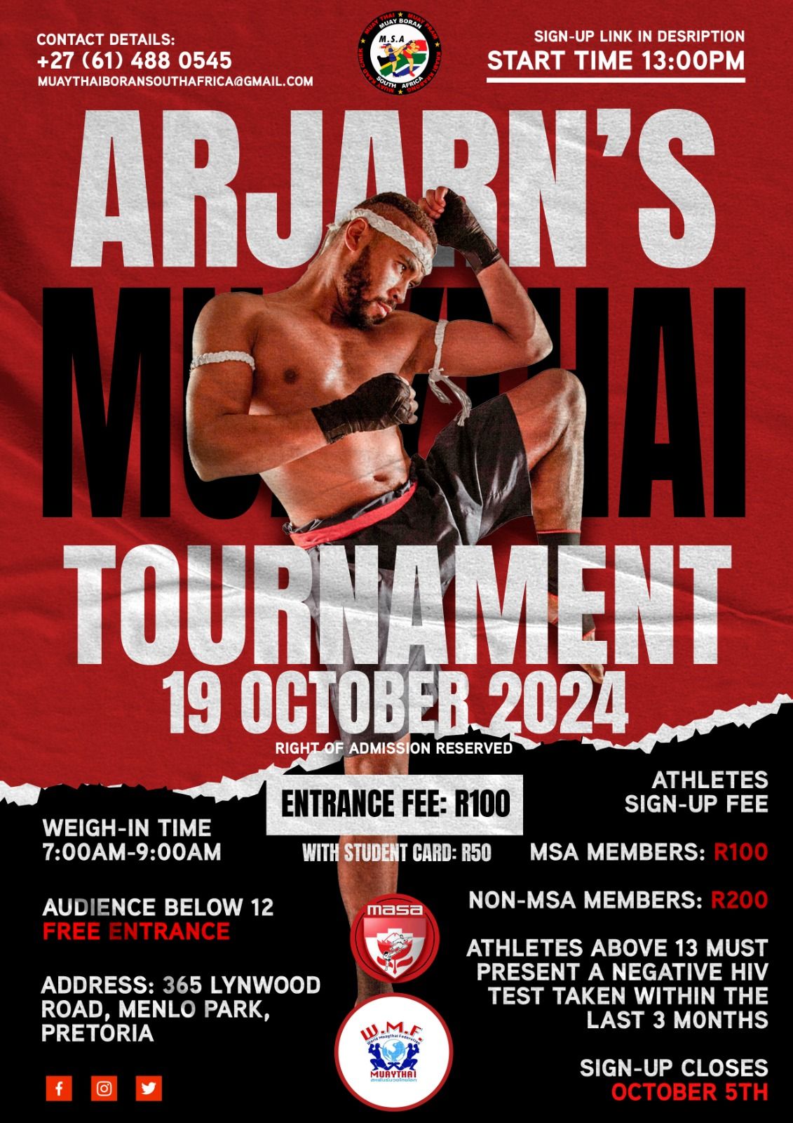 Arjarn's Muay Thai Boran Tournament