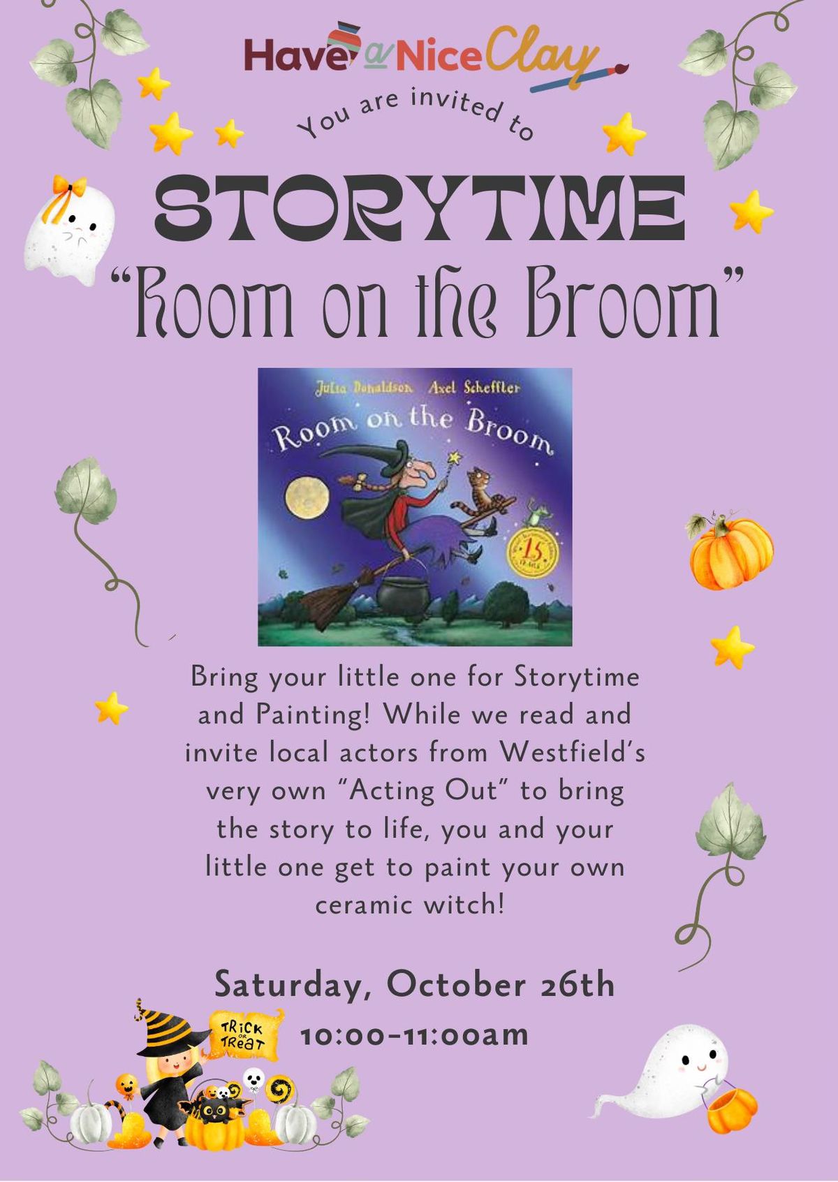 Storytime: \u201cRoom on the Broom\u201d by Julia Donaldson