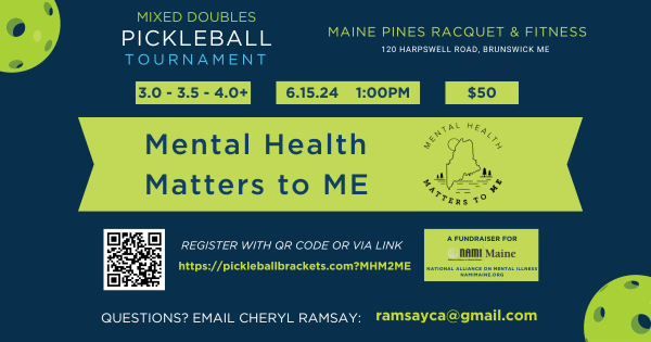 Pickleball Tourney - 'Mental Health Matters to ME' Mixed Doubles
