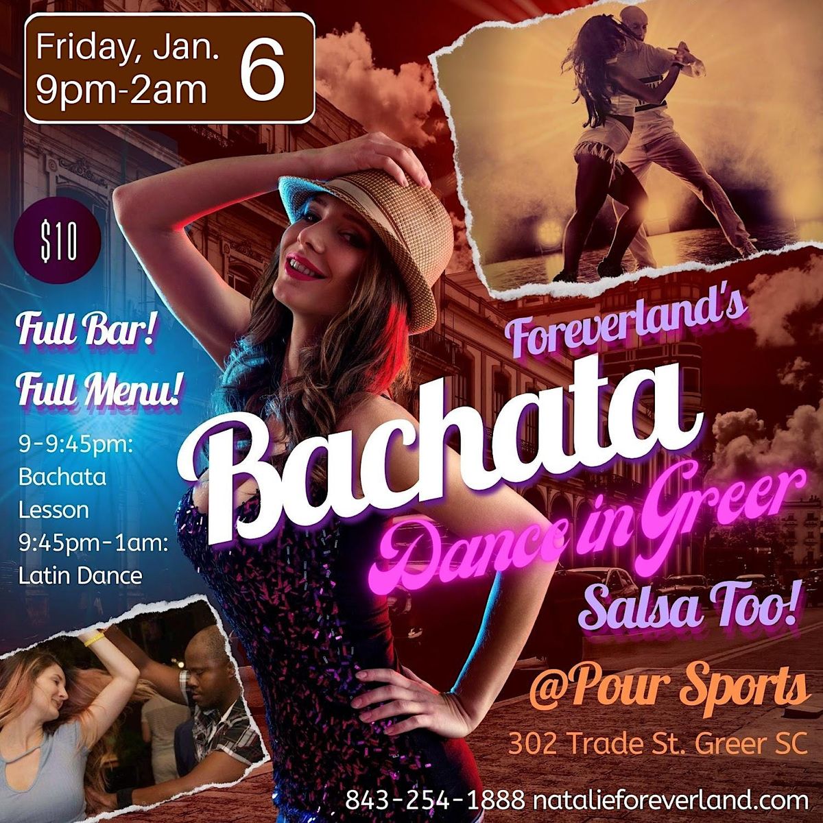 Bachata Dance in Greer, Salsa Too! It's a NEW YEAR Edition!