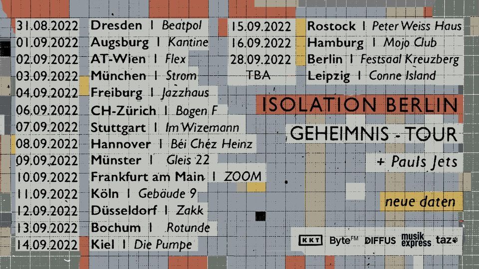 Isolation Berlin - Hamburg - Mojo