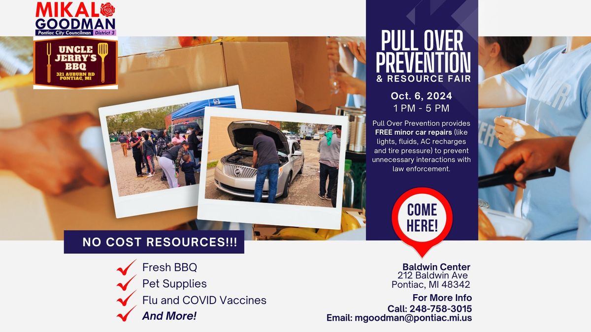 October Pullover Prevention Clinic & Resource Fair