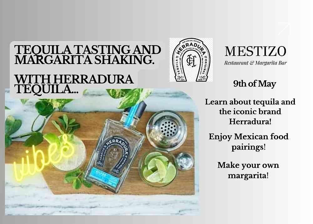 Tequila Tasting and Margarita Shaking With Herradura Tequila, Mestizo