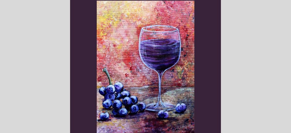 Painting A Wine Glass