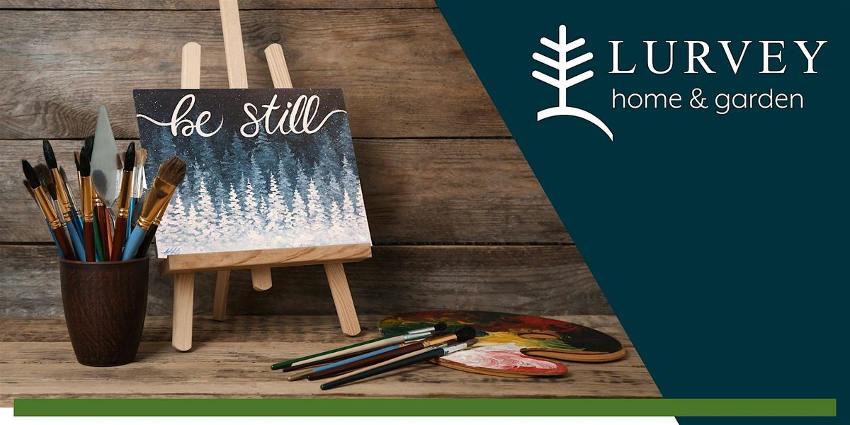 Holiday Sip & Paint in the Greenhouse