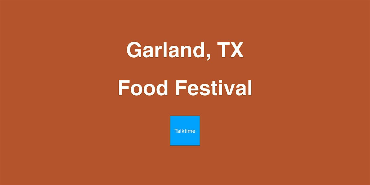 Food Festival - Garland