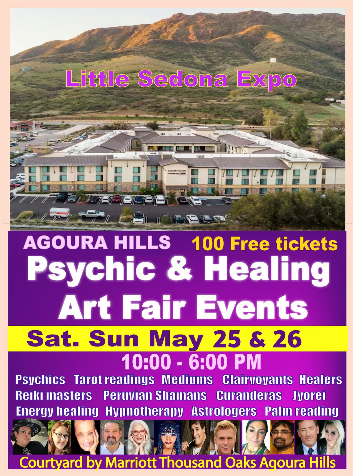 AGOURA HILLS - Psychic & Holistic Healing Art fair - Sat. Sun. May 25 & 26