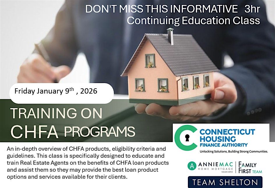 CE Training on CHFA Programs