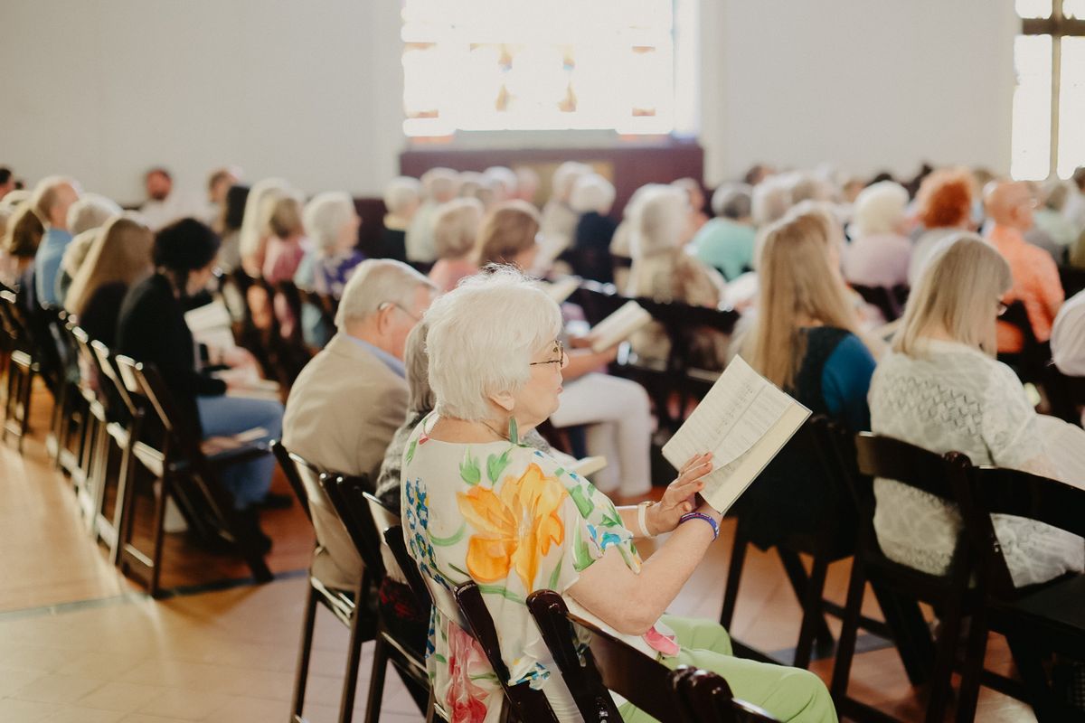 55+ SINGING AT THE STEEPLE