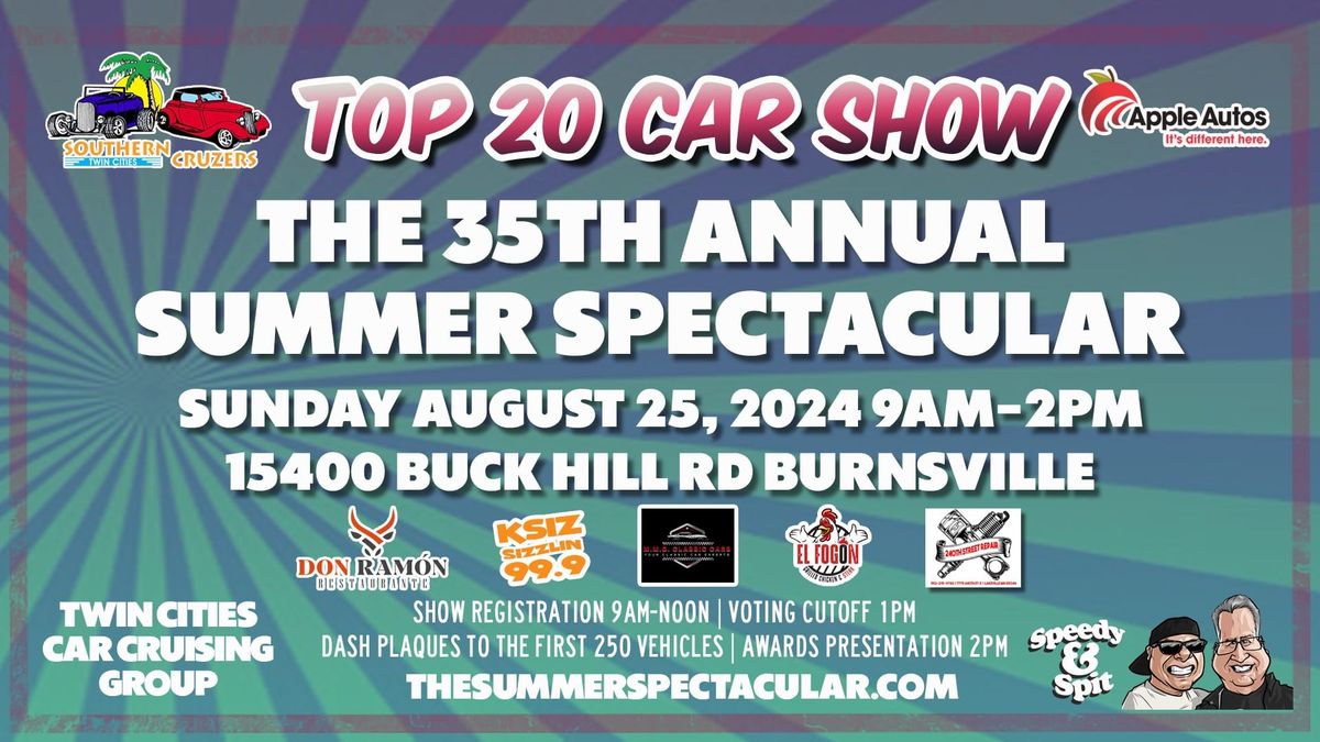 35th Annual SUMMER SPECTACULAR Car Show