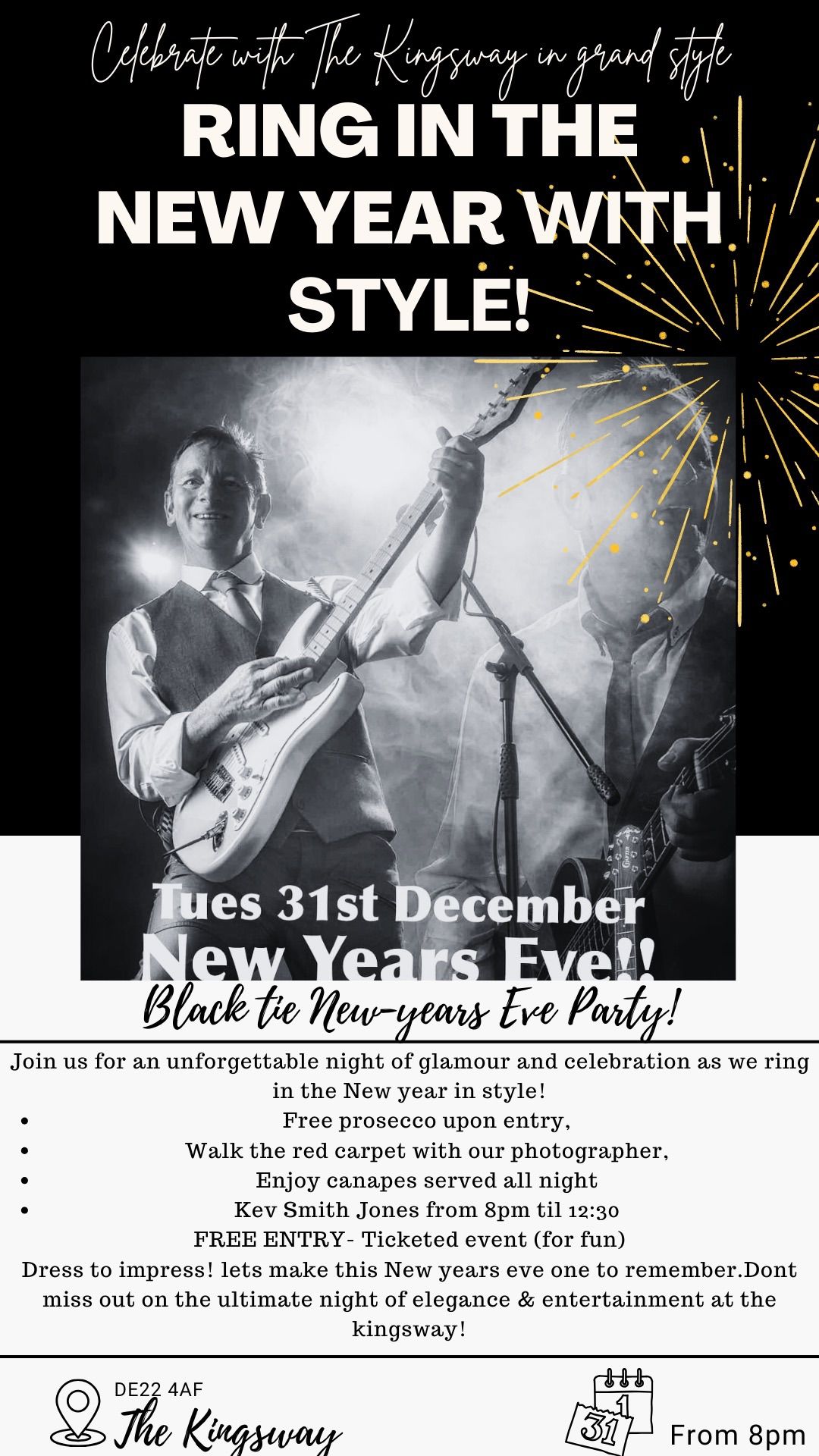 New Year\u2019s Eve Party at The Kingsway