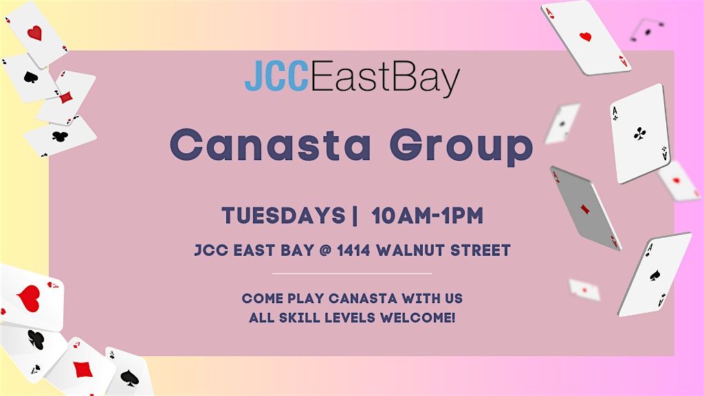 Canasta Group @ JCC East Bay 2024-2025