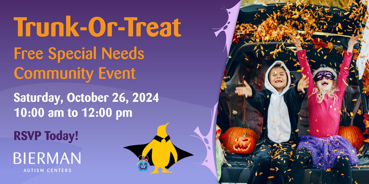 Bierman Autism Centers Annual Trunk-or-Treat!