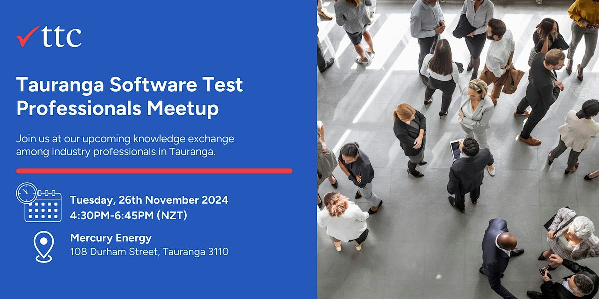 Tauranga Software Test Professionals Meetup