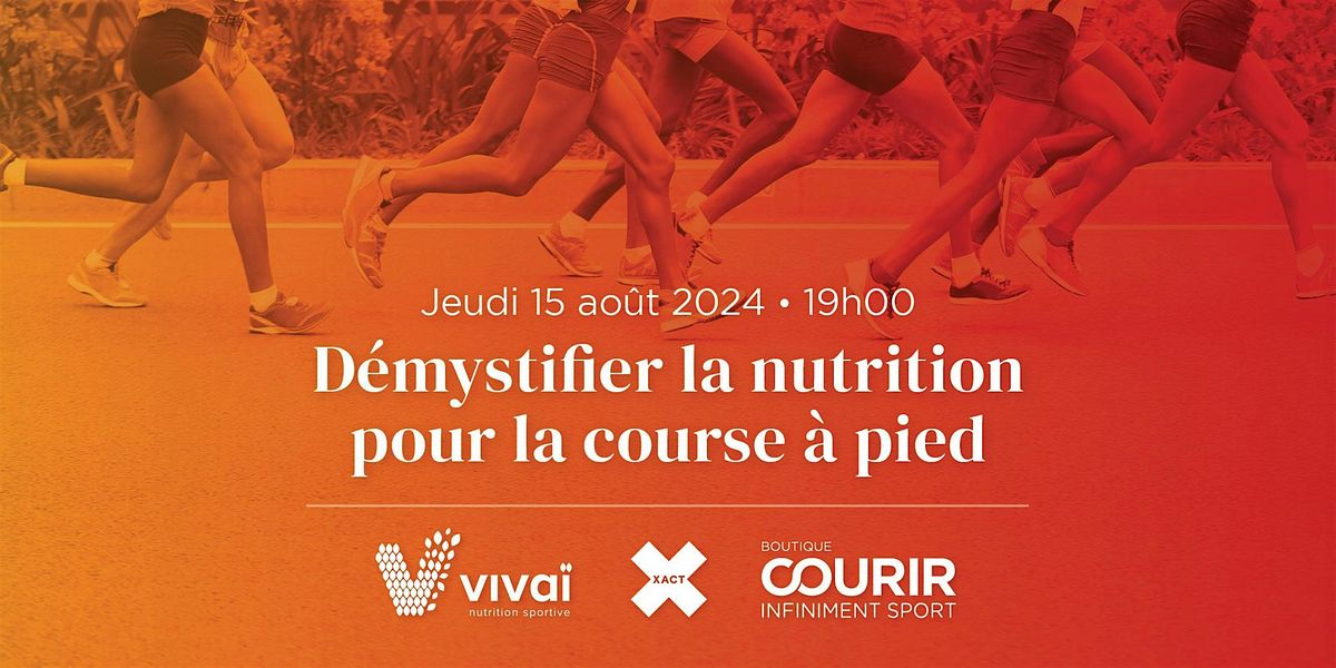 D\u00e9mystifier la nutrition pour la course \u00e0 pied.