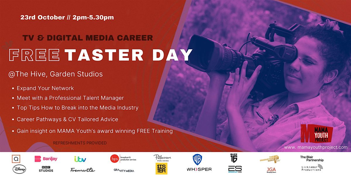 Free TV &  Digital Media Career Taster Day