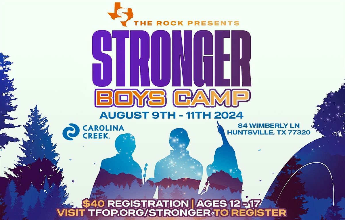 Stronger Boys Camp 2024