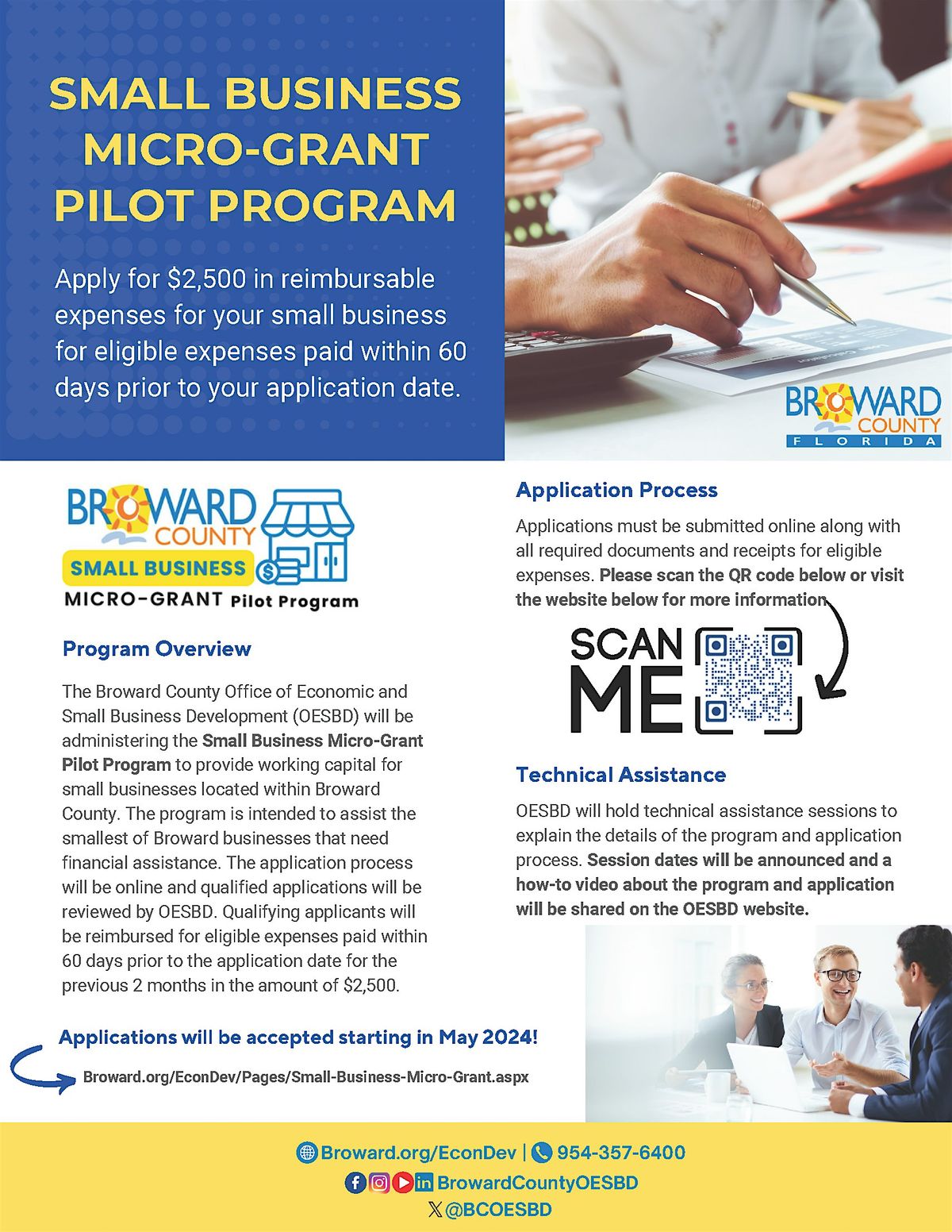 Small  Business Micro-Grant Pilot Program In-Person Outreach Session