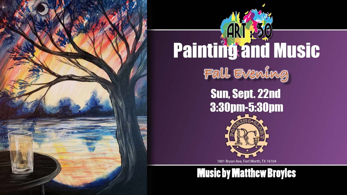 Painting and Music at Pouring Glory