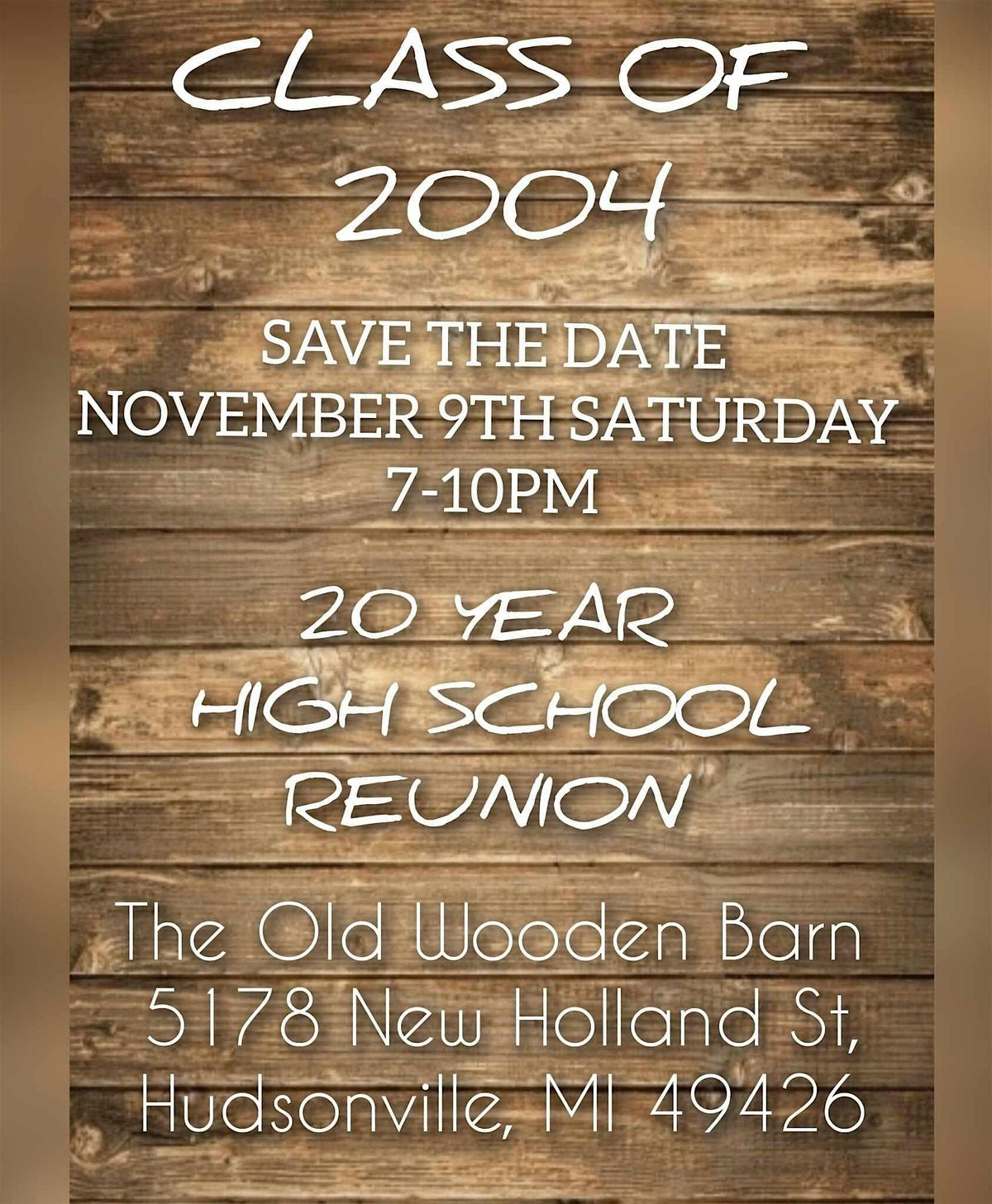 ZHS Class of 2004 - 20 Year Reunion