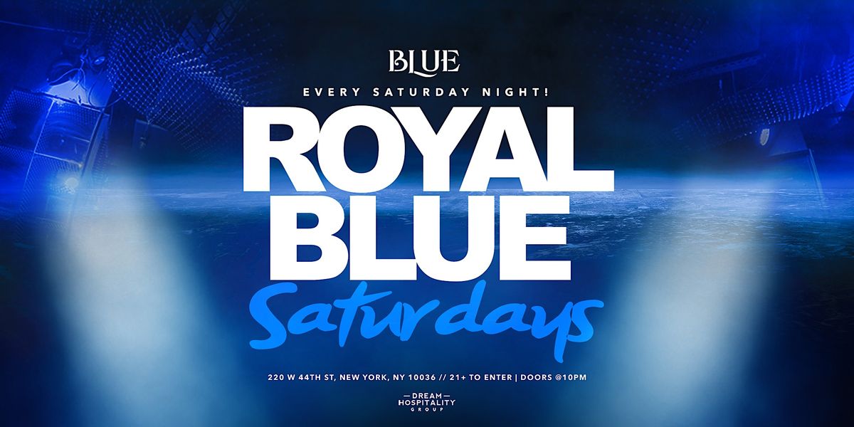 Saturday In Blue SATURDAY NIGHTS @ BLUE MIDTOWN, Blue Midtown, New York, 10 December to ...