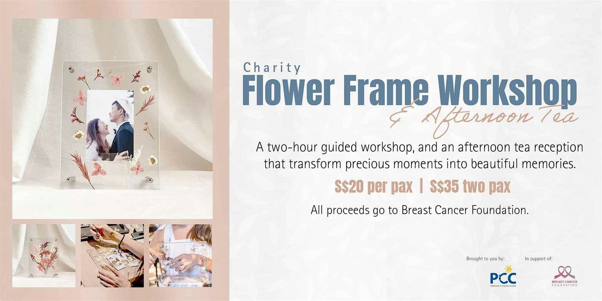 PCC Charity Flower Frame Workshop & Afternoon Tea