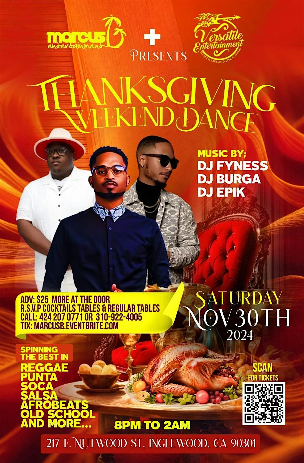 Thanksgiving Weekend Dance