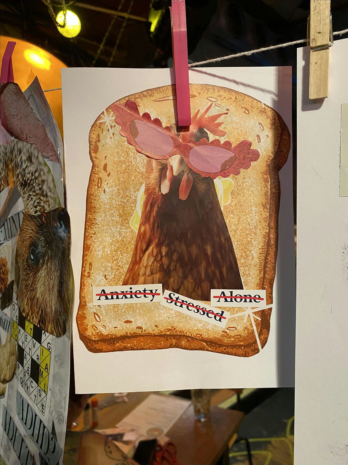 COLLAGE CLUB at THE HOPE & RUIN