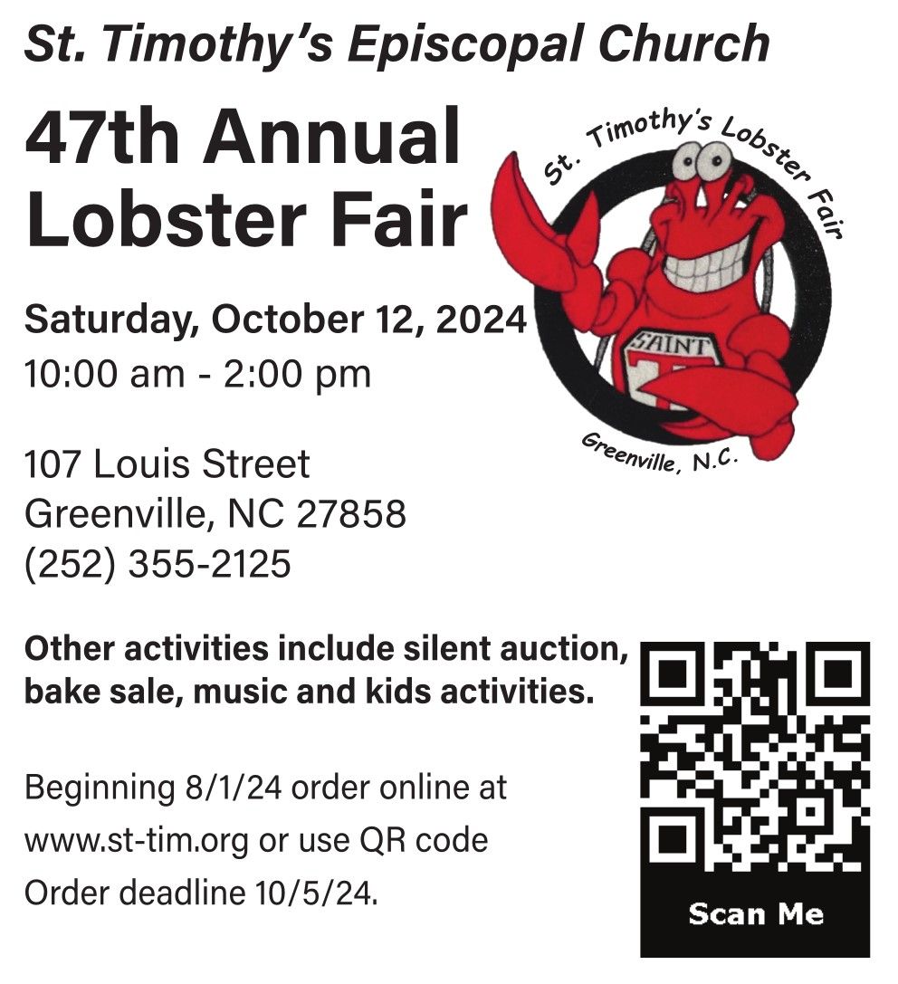 St. Timothy's 47th Annual Lobster Fair