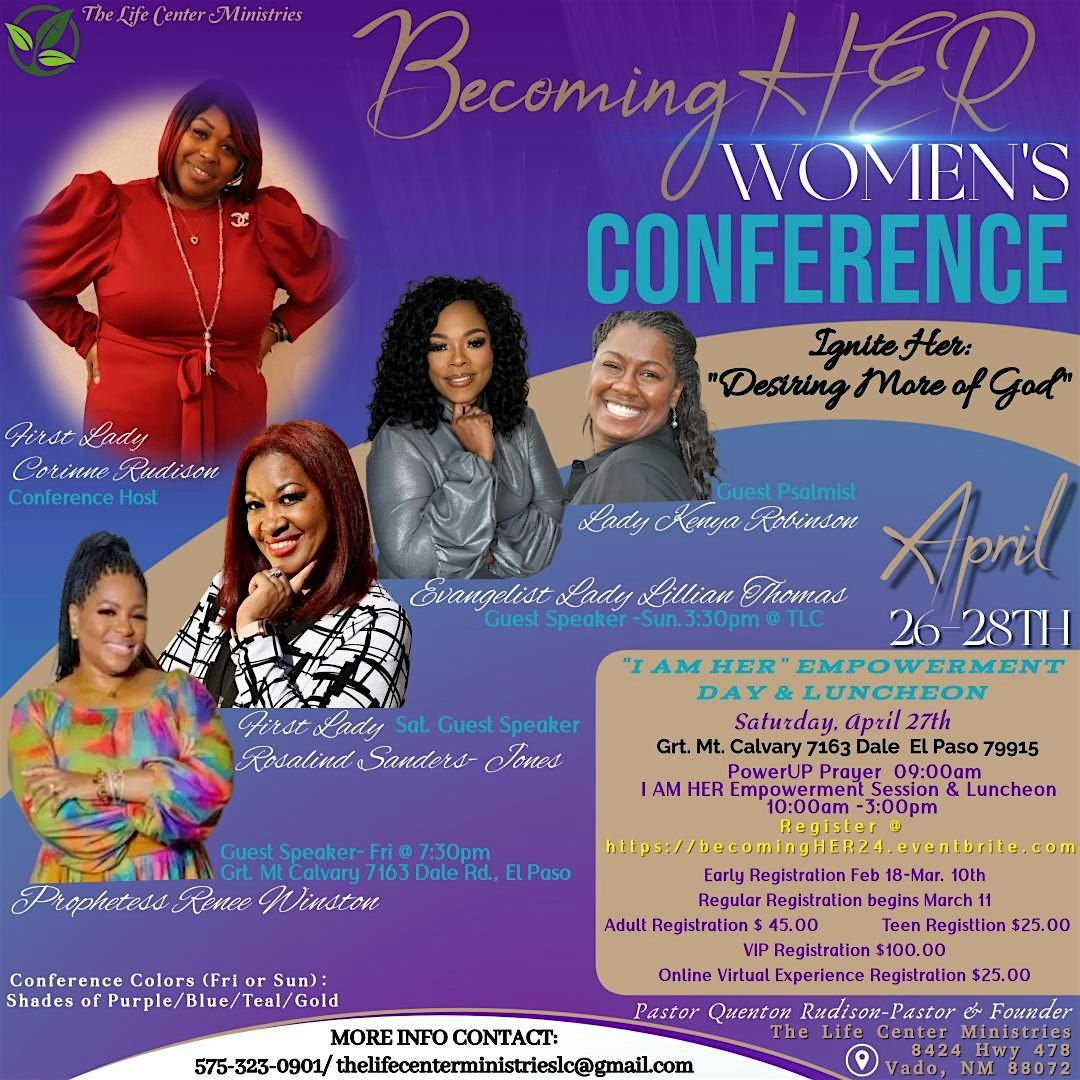 Becoming HER Womens Conference 2024