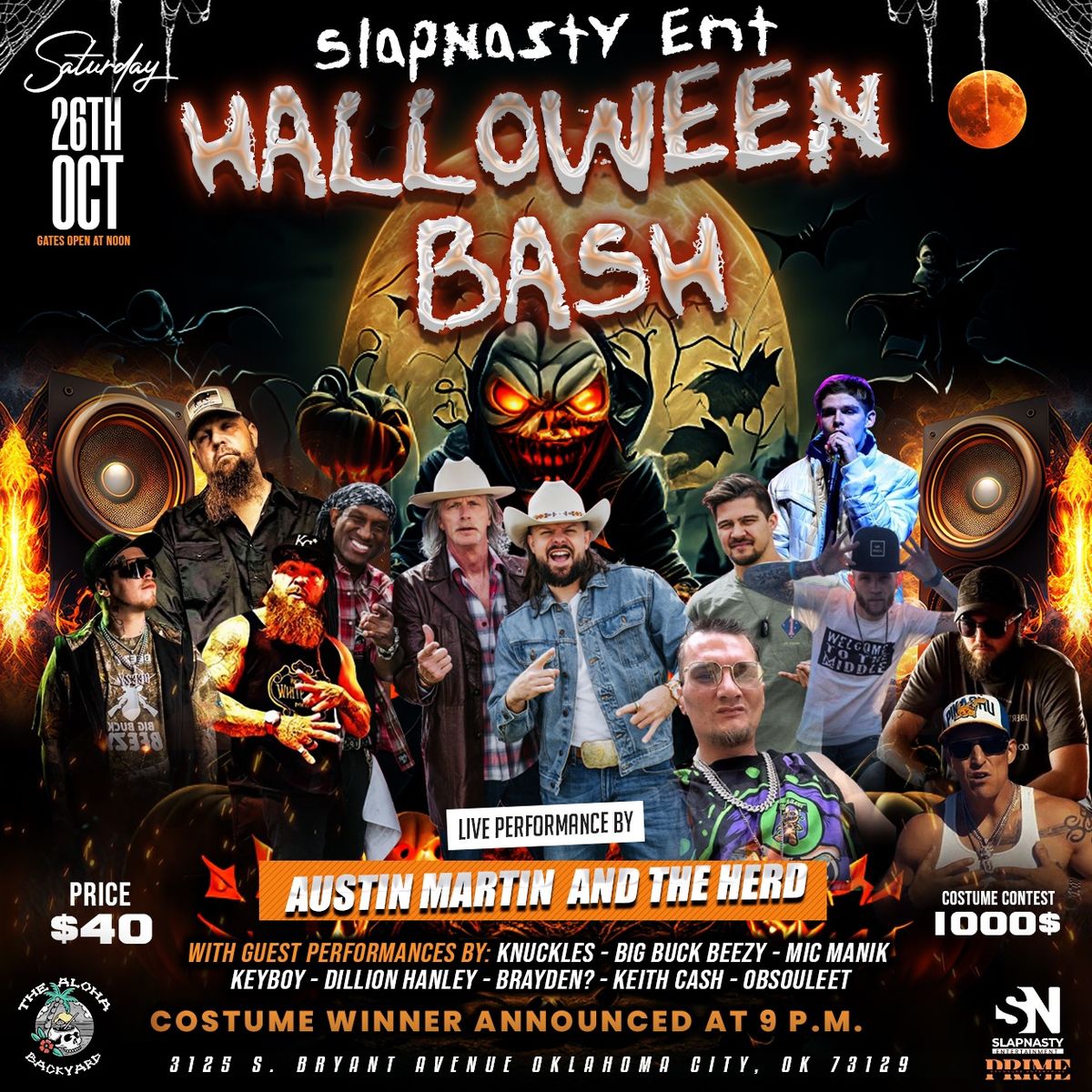 Slapnasty Ent's Halloween Bash