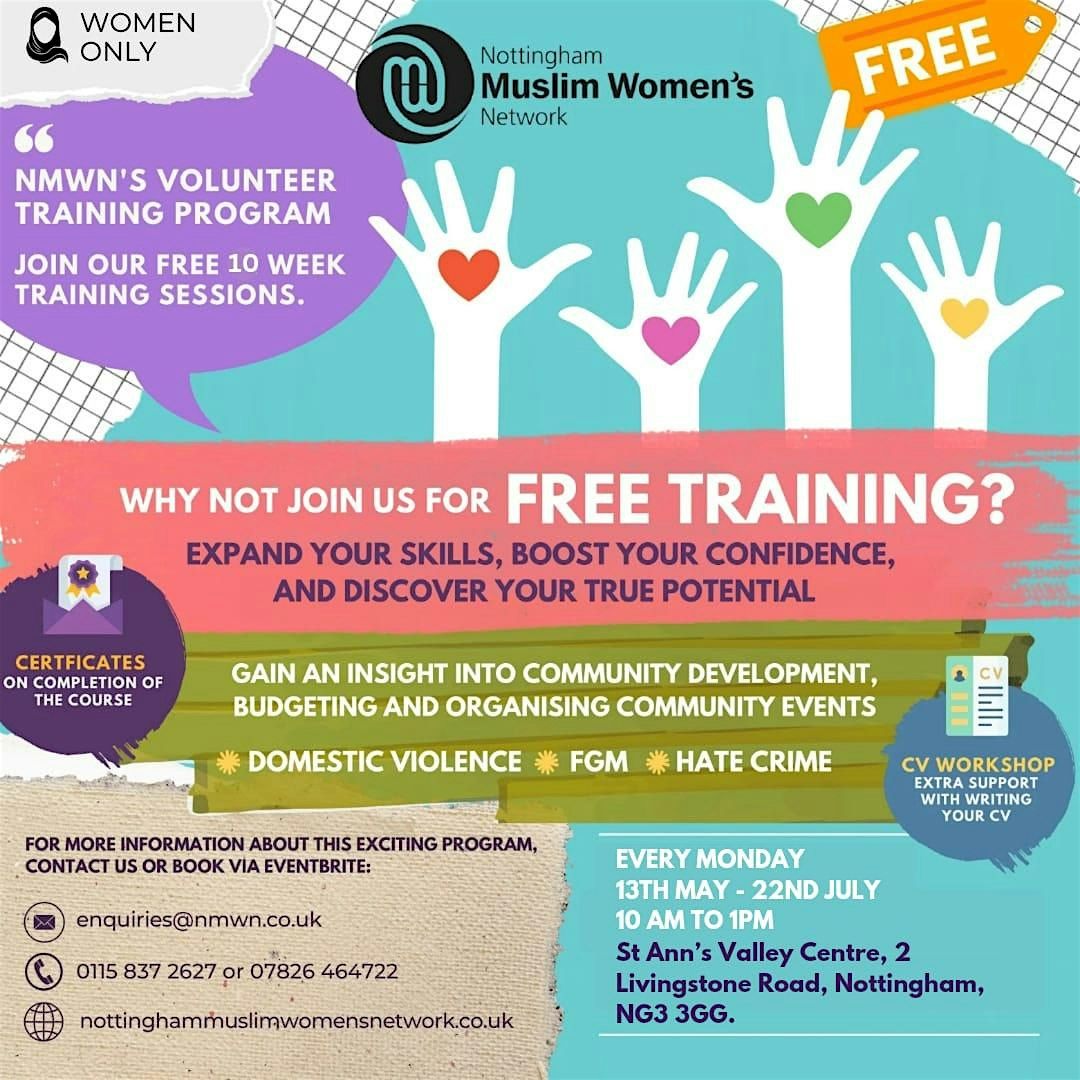 Volunteer Training Programme (Women only)