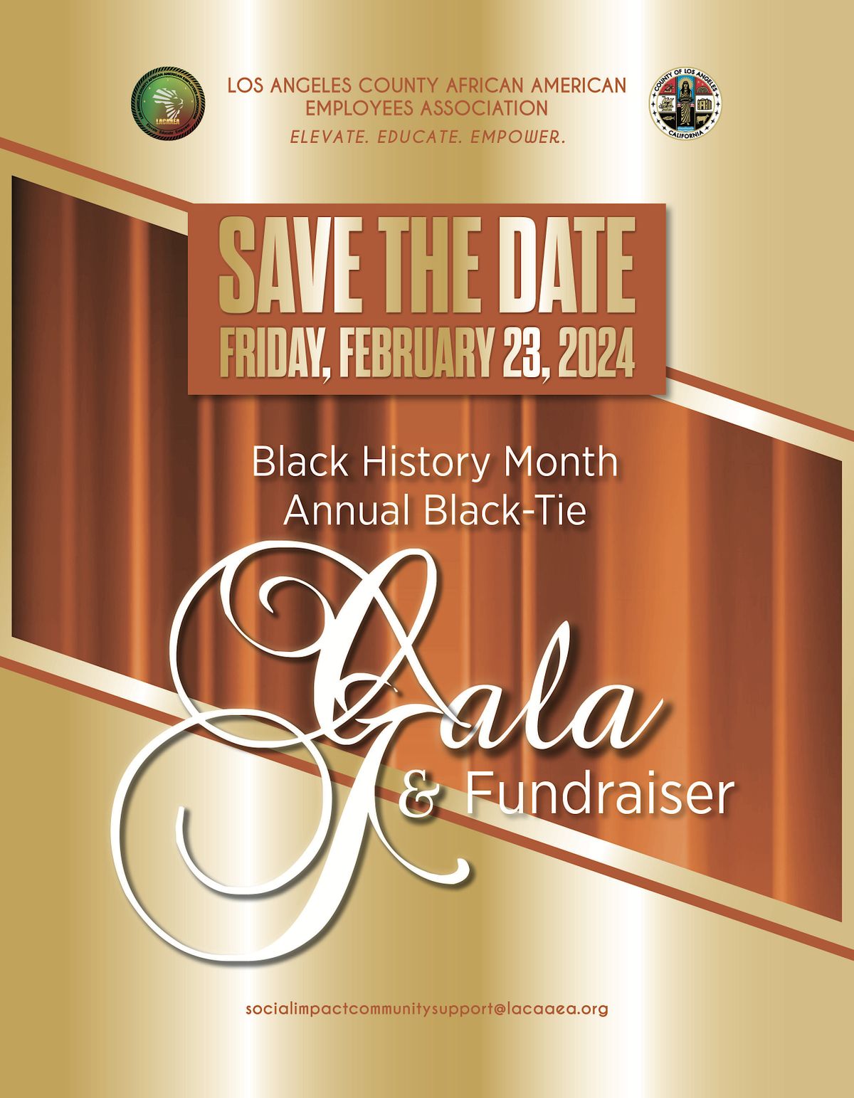 LAC AFRICAN AMERICAN EMPLOYEES ASSOCIATION  BLACK TIE AFFAIR - GALA 2024