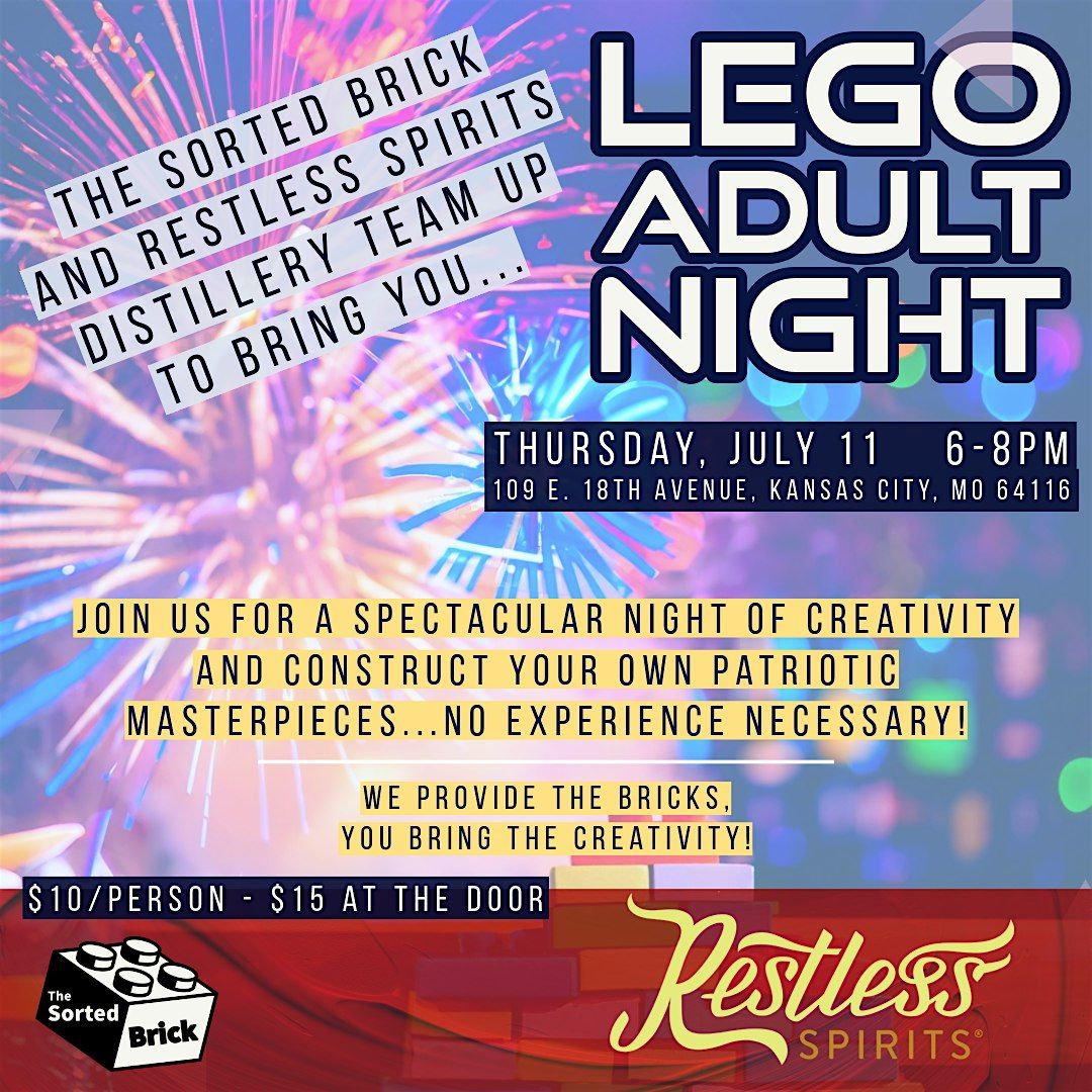 Adult Fan of LEGO Night - July 11, 2024