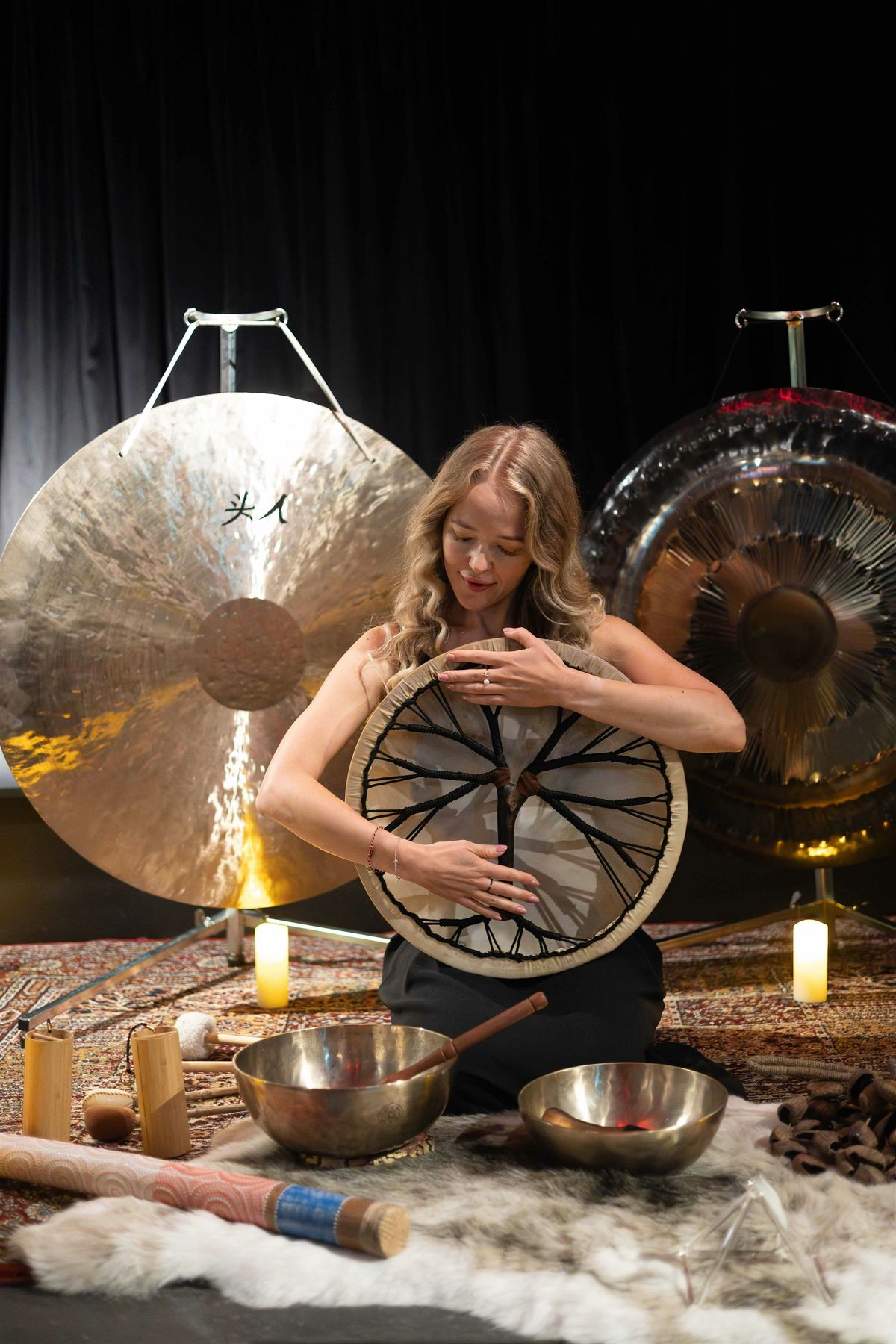 Sound Healing with Crystal Harp, Singing bowls, Gong | Soundbath | Chester