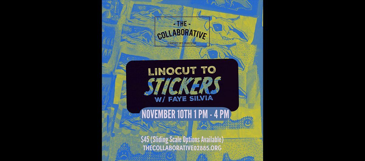 Linocut to Stickers w\/ Faye Silvia