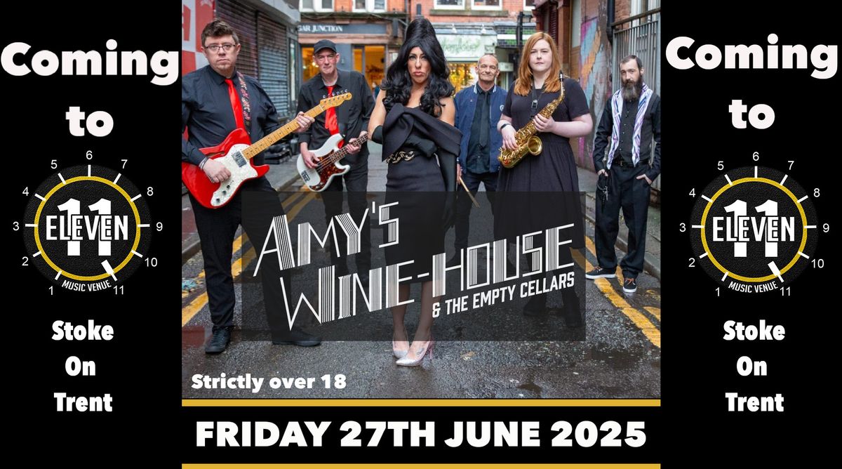 Amys Winehouse and the empty cellars band live Eleven Stoke