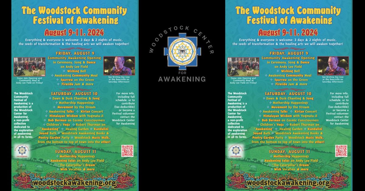 2024 Woodstock Community Festival of Awakening