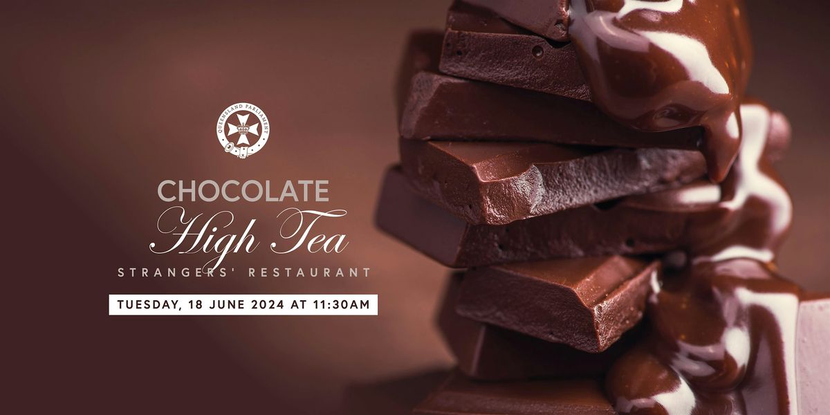 Chocolate High Tea at Queensland Parliament House 2024