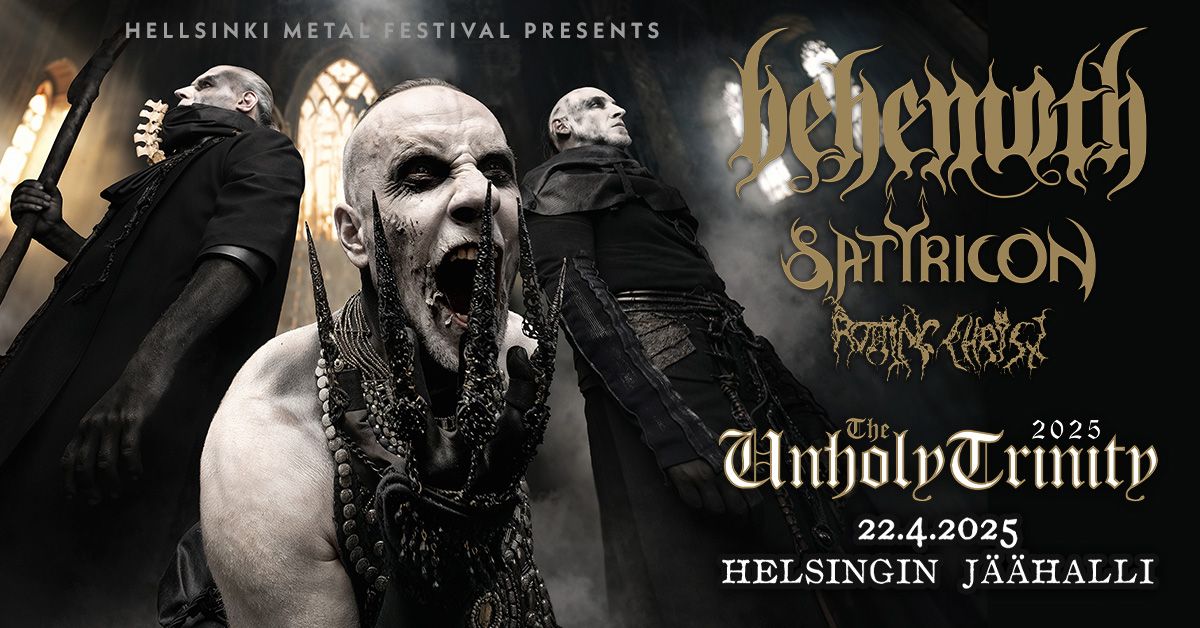 Behemoth - 22.4.2025 Helsingin J\u00e4\u00e4halli