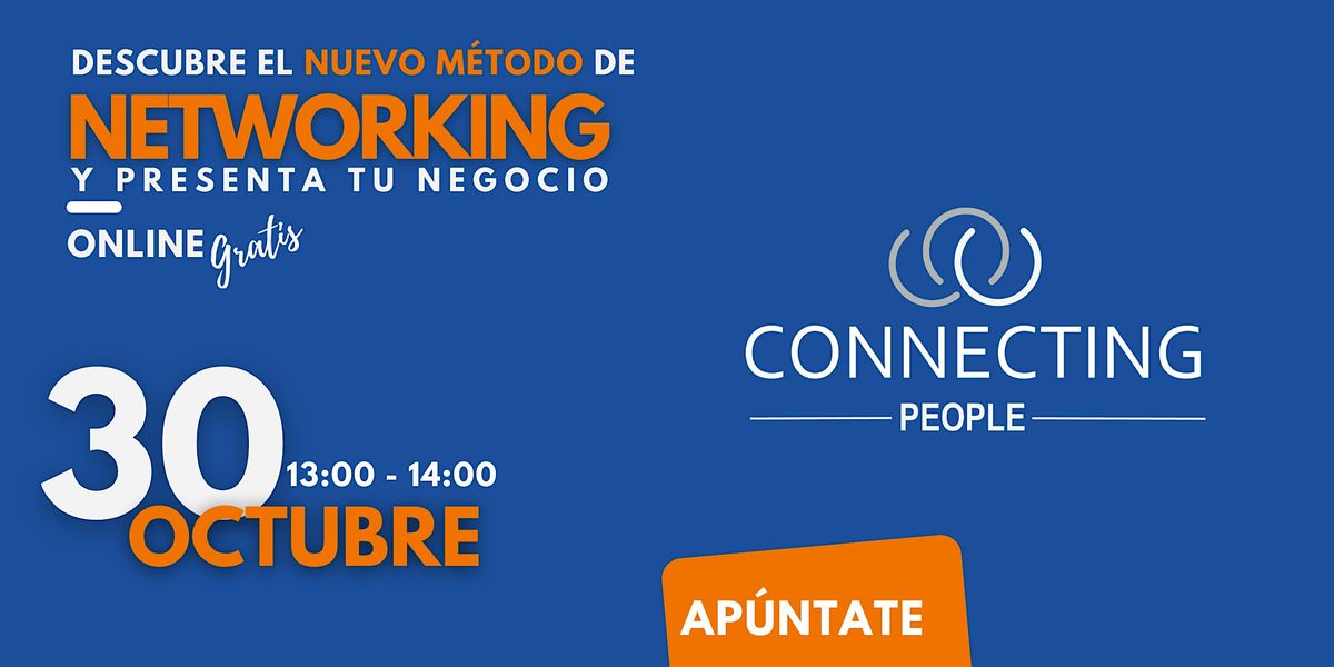 NETWORKING BARCELONA - CONNECTING PEOPLE - Online -30 octu