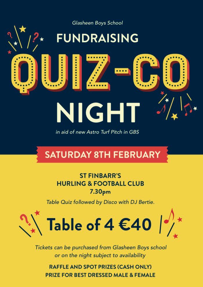 Glasheen Boys School Quiz-Co 