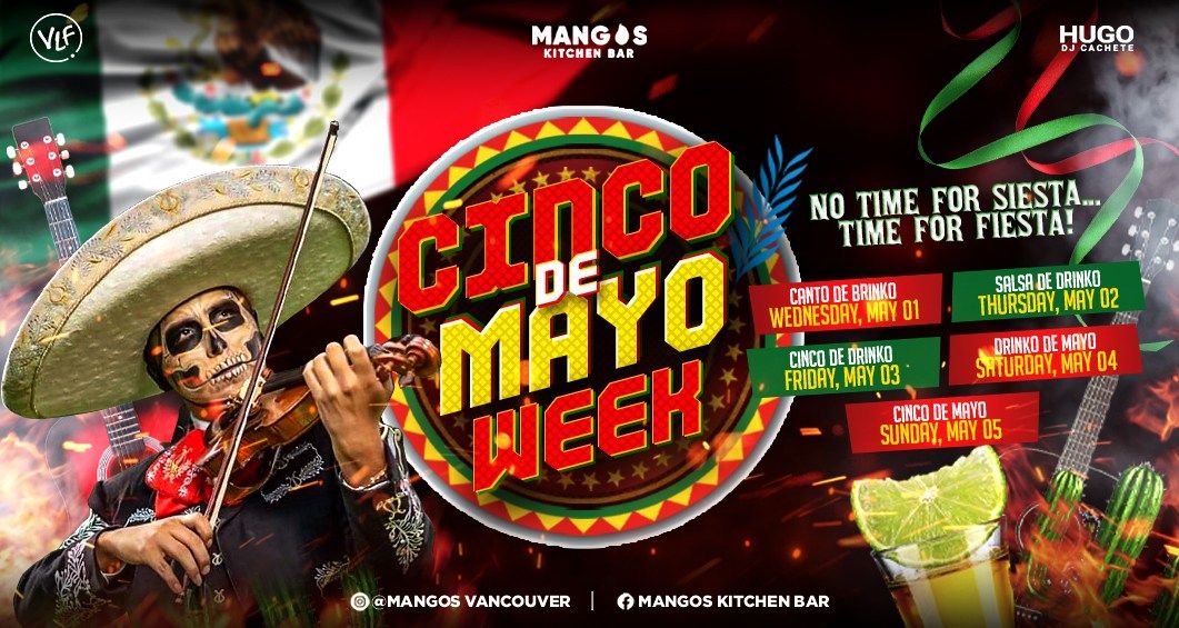 CINCO DE MAYO WEEK " NO TIME FOR SIESTA.. TIME FOR FIESTA..."
