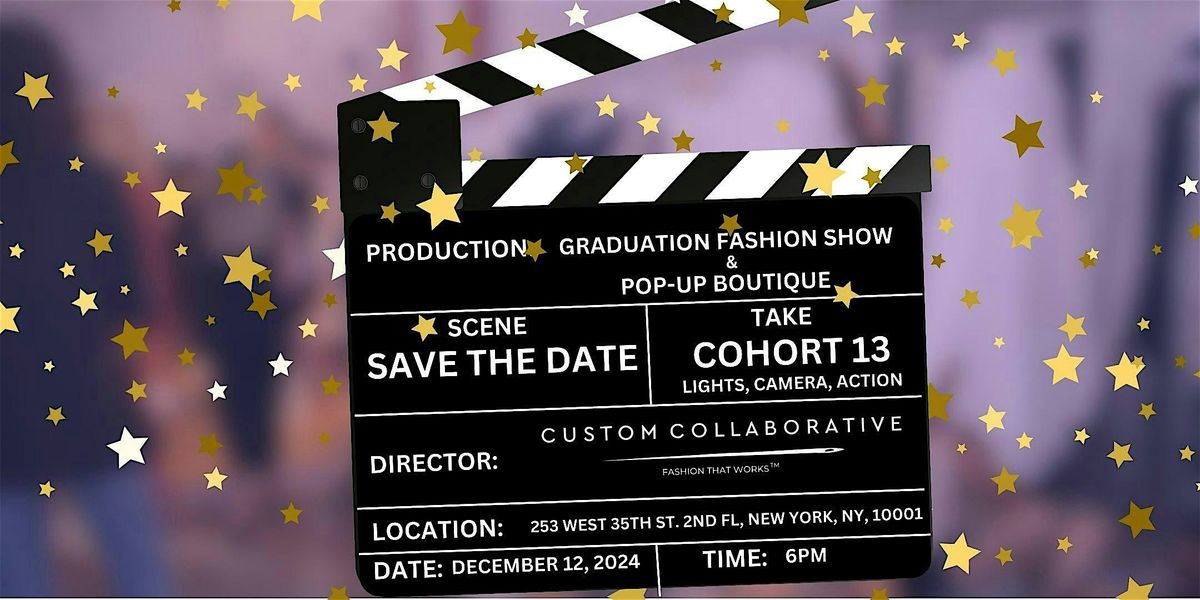 Lights, Camera, Action: Graduation Fashion Show