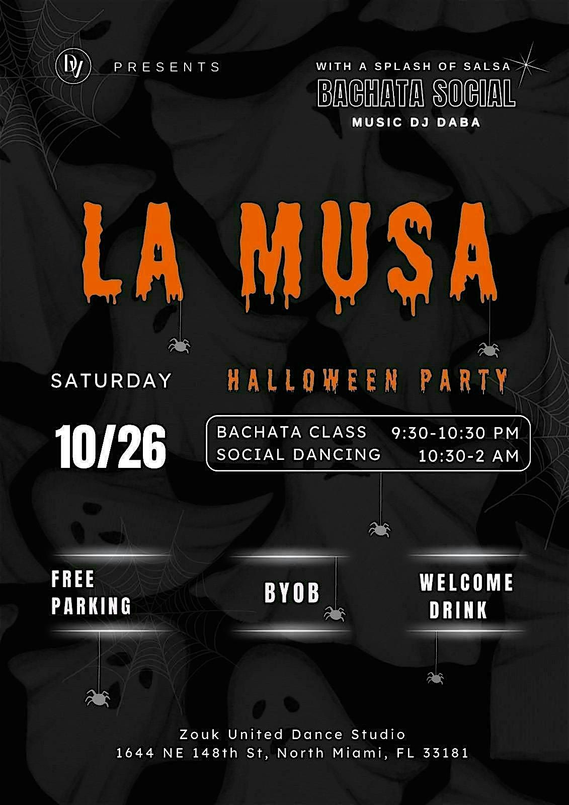 La Musa Bachata Social - Halloween Costume Party