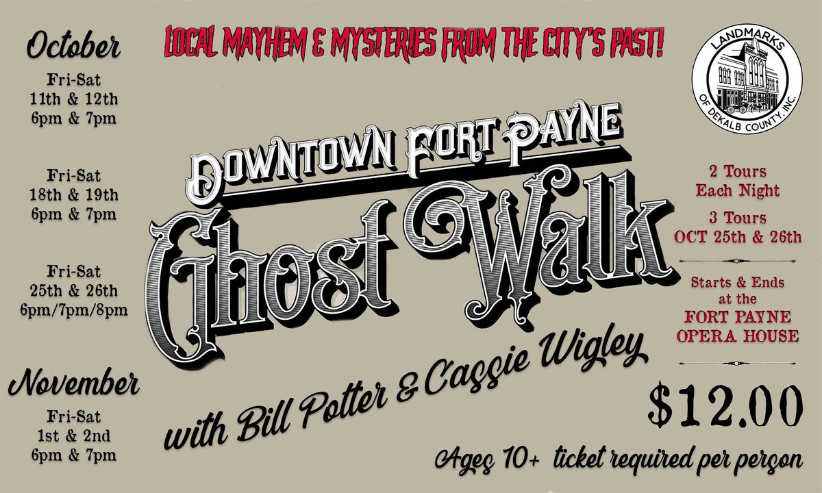 Downtown Fort Payne Ghost Walk